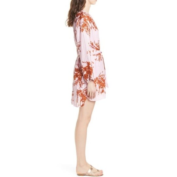 Joie Sunada Floral Print Linen Dress, Fleur D-Isle - Picture 3 of 4
